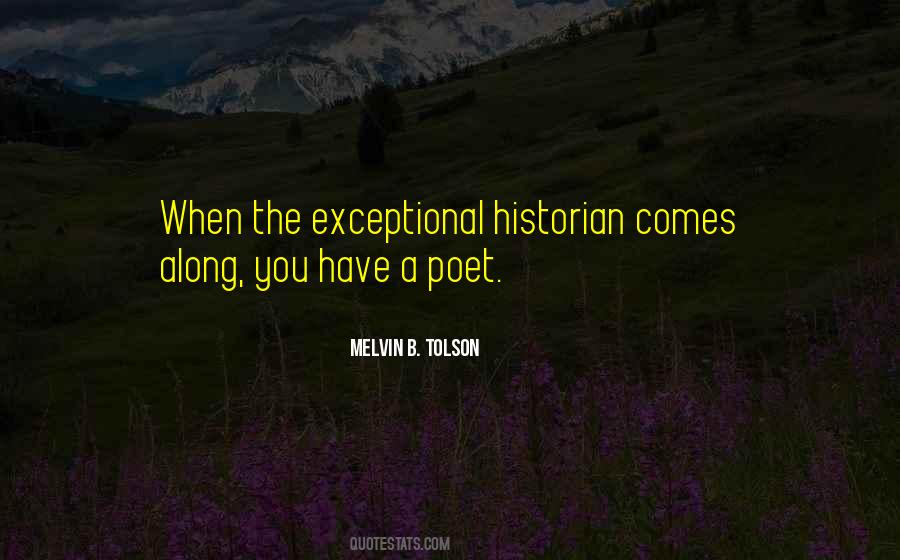 Melvin B. Tolson Quotes #723499