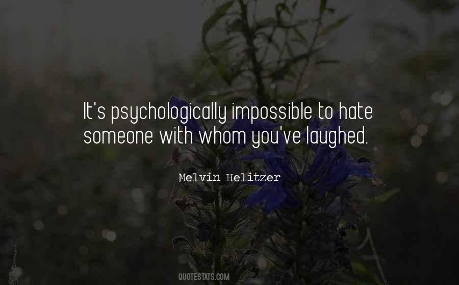 Melvin Helitzer Quotes #155232