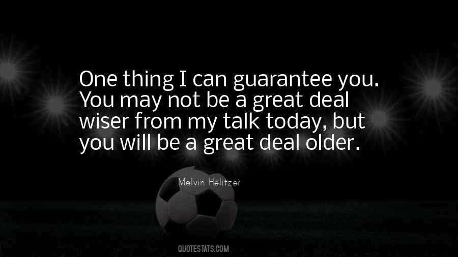 Melvin Helitzer Quotes #549042