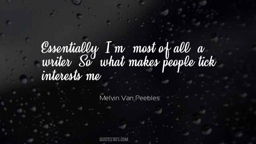 Melvin Van Peebles Quotes #581387