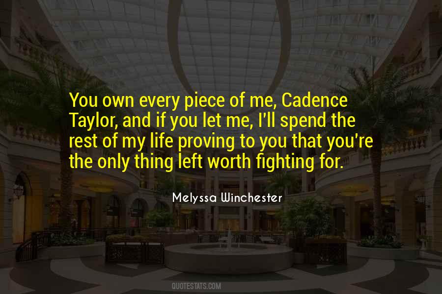Melyssa Winchester Quotes #154126