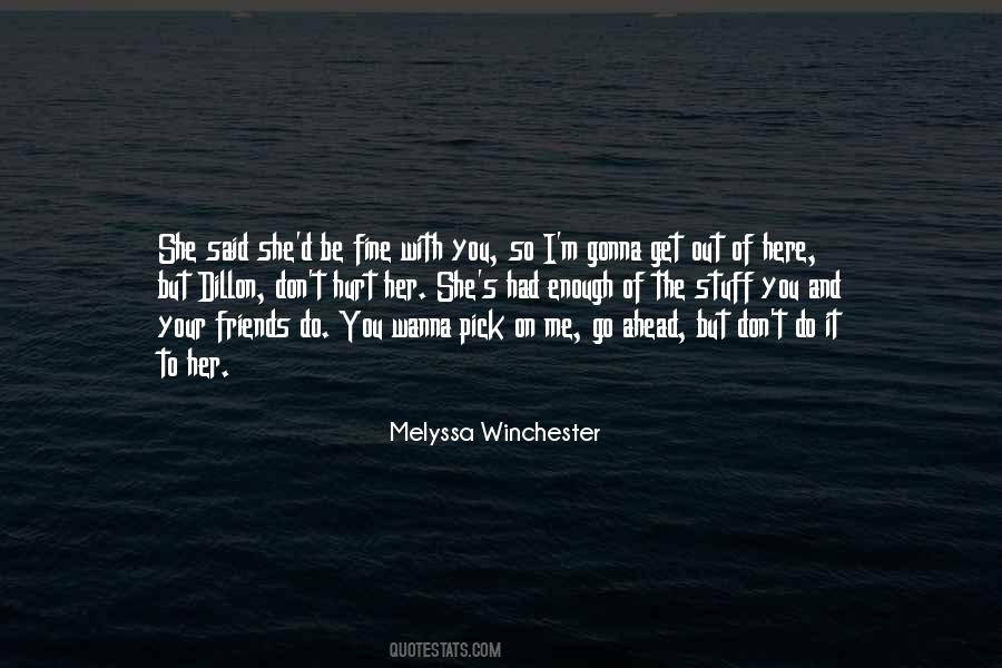 Melyssa Winchester Quotes #170869