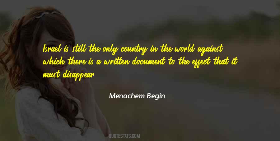 Menachem Begin Quotes #325832