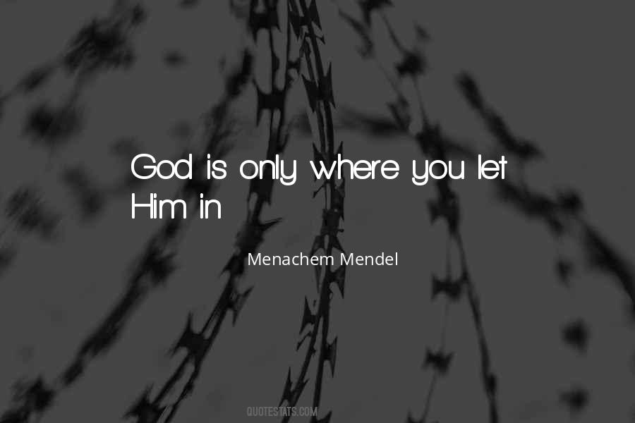 Menachem Mendel Quotes #1649220