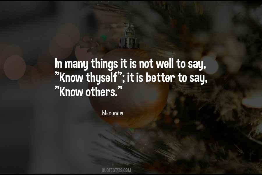 Menander Quotes #146881