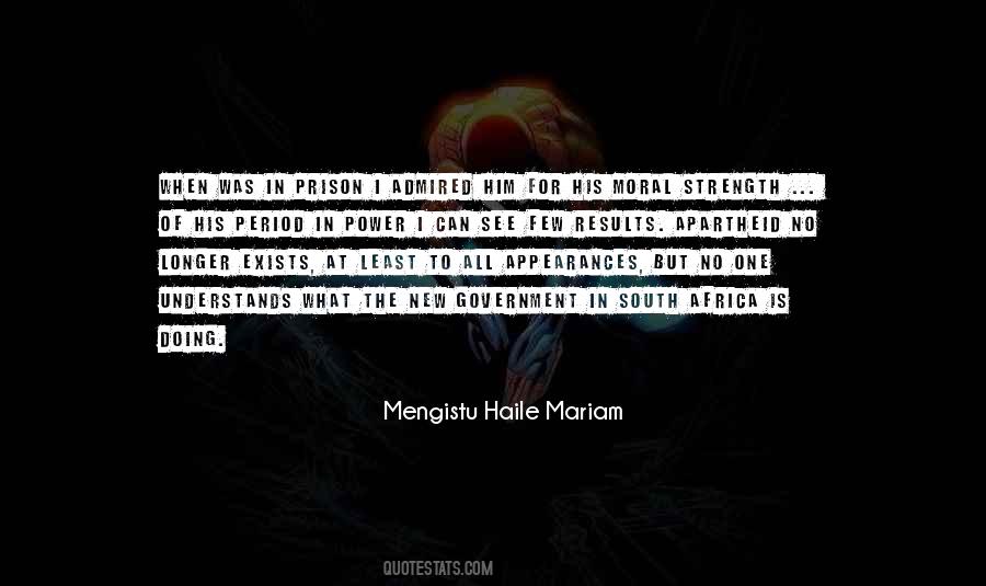 Mengistu Haile Mariam Quotes #753770