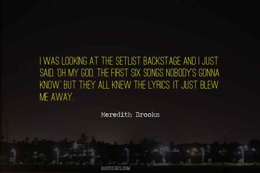 Meredith Brooks Quotes #1320206