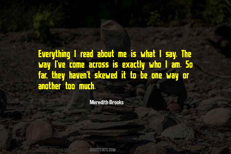 Meredith Brooks Quotes #1735750