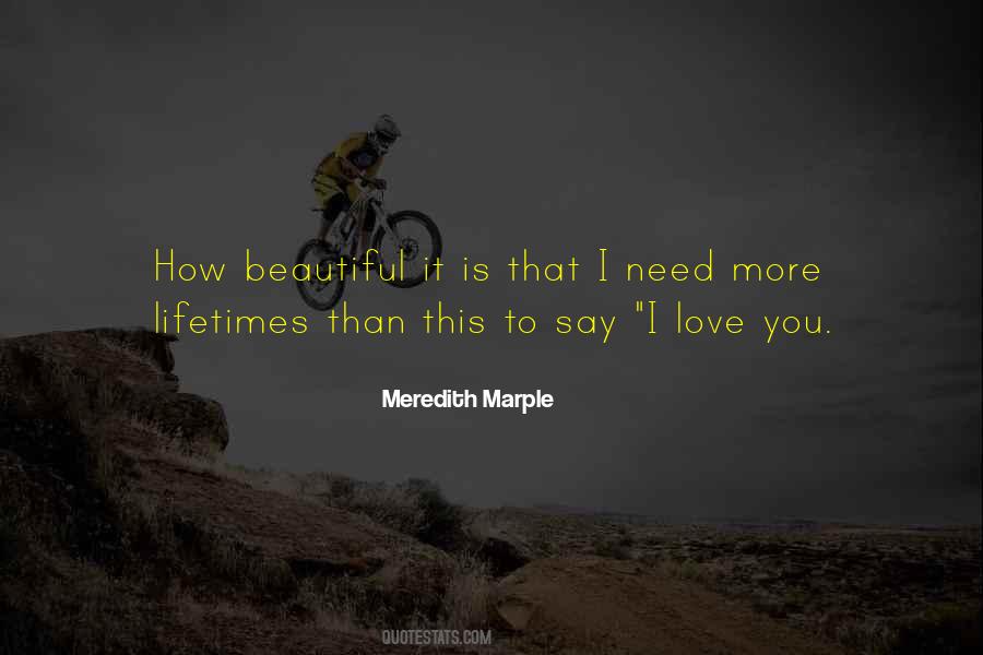Meredith Marple Quotes #1322400