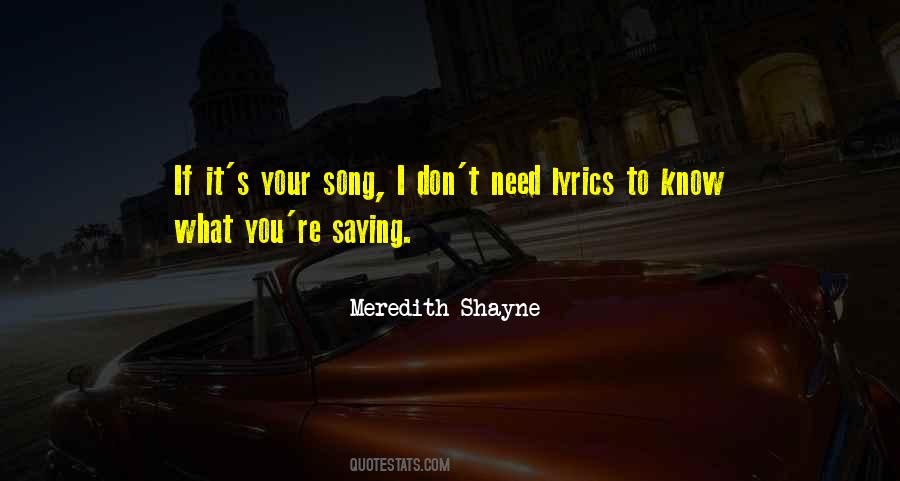Meredith Shayne Quotes #998547 Meredith Shayne Quotes #998547