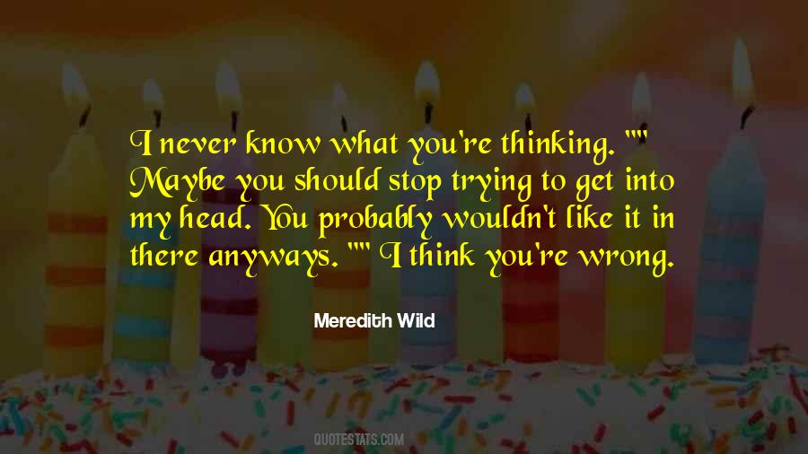 Meredith Wild Quotes #1064712