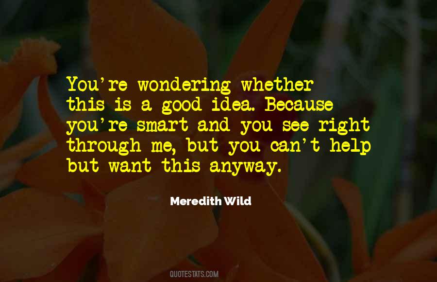 Meredith Wild Quotes #431904