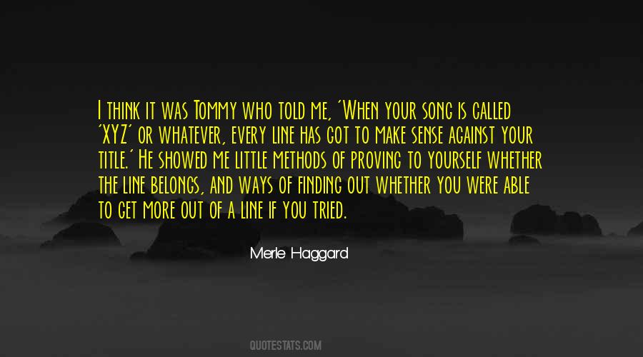 Merle Haggard Quotes #315152