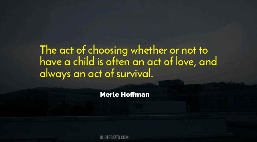 Merle Hoffman Quotes #617770