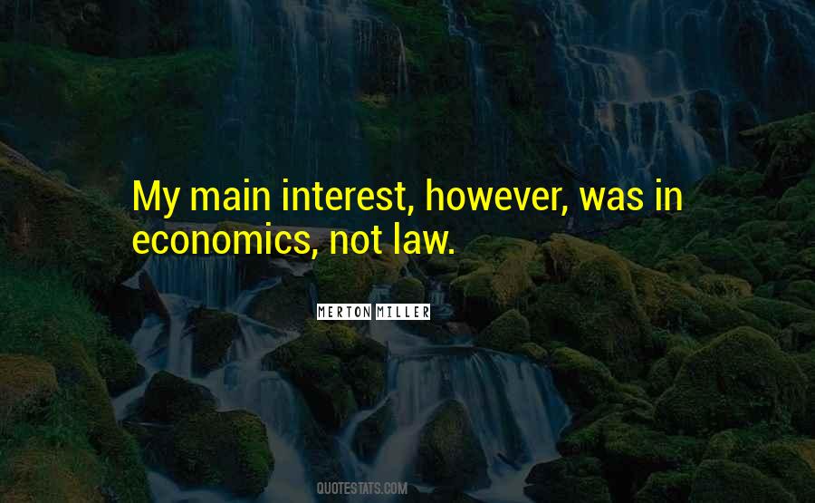 Merton Miller Quotes #231282