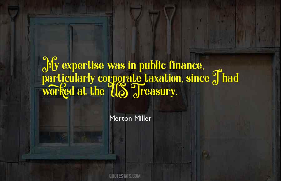 Merton Miller Quotes #312998