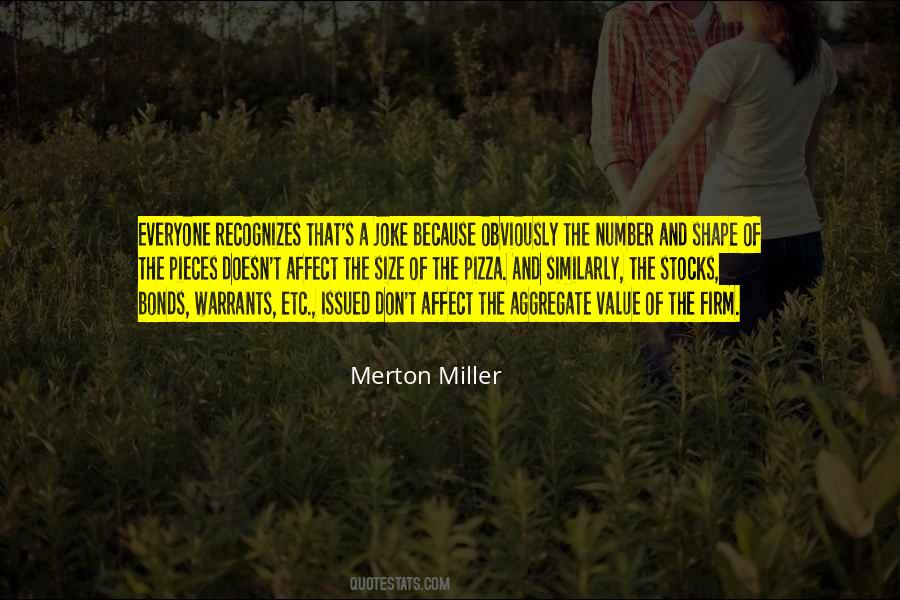 Merton Miller Quotes #820208