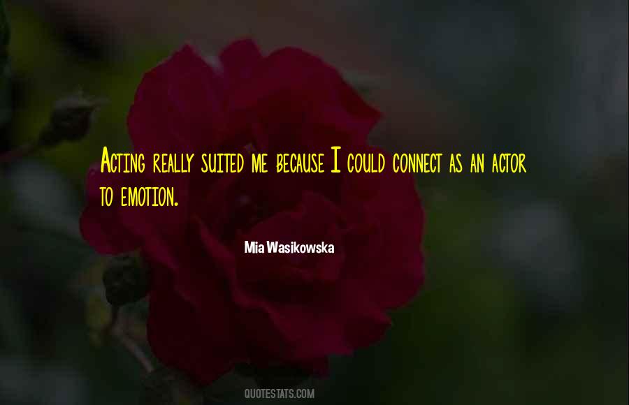 Mia Wasikowska Quotes #111886