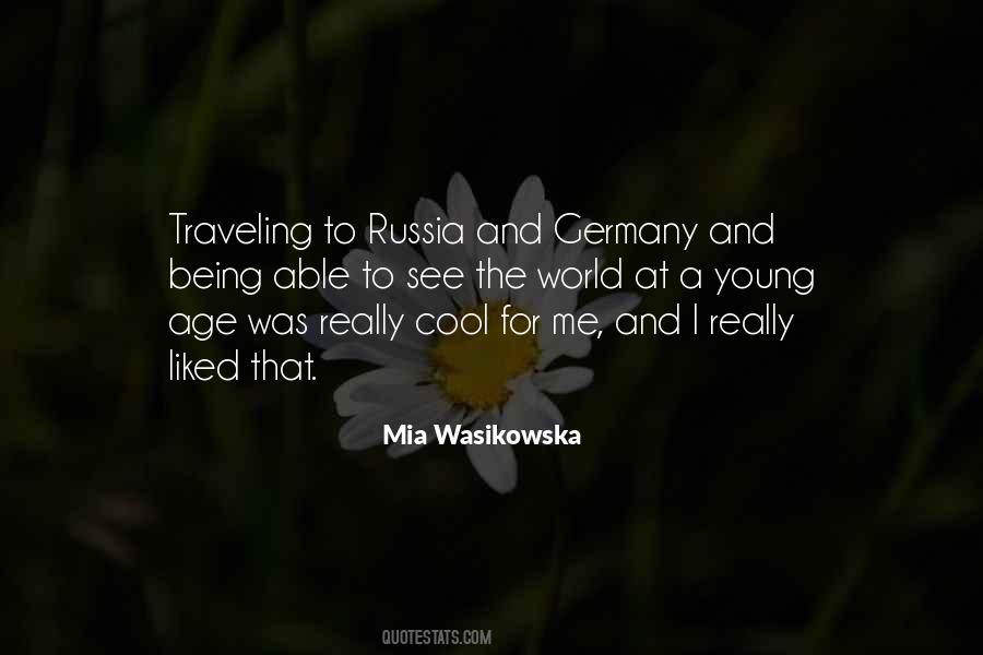 Mia Wasikowska Quotes #437451