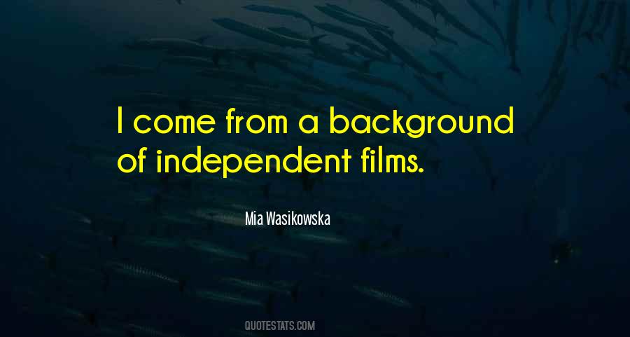 Mia Wasikowska Quotes #45568