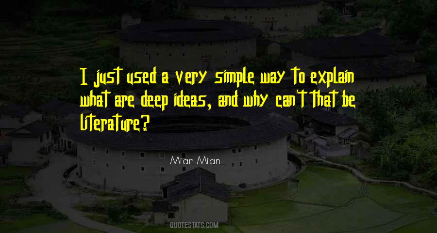 Mian Mian Quotes #441114