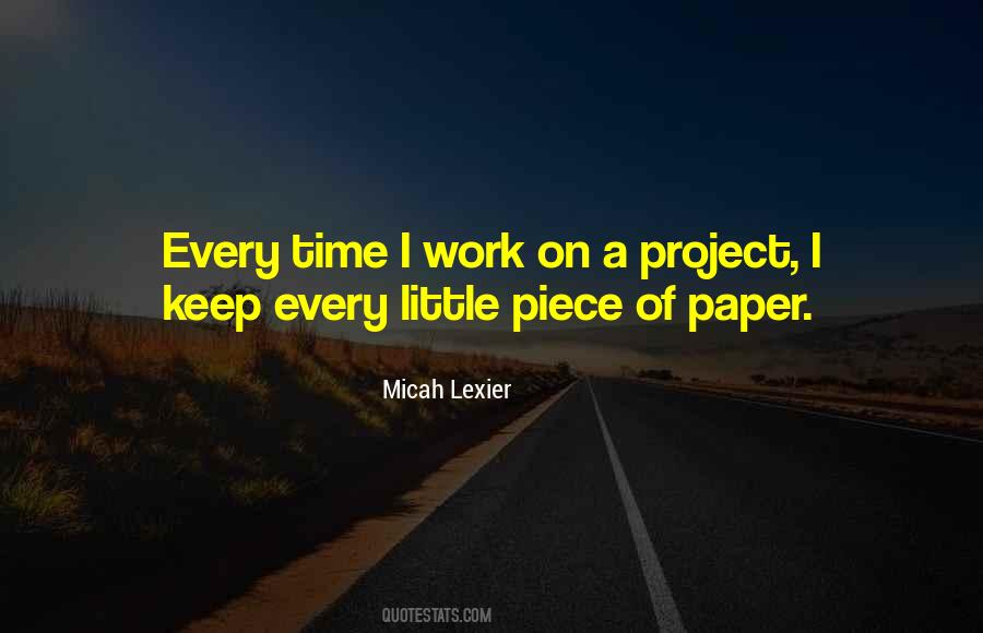 Micah Lexier Quotes #1558378