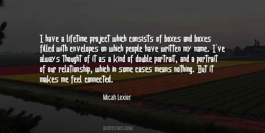 Micah Lexier Quotes #226053