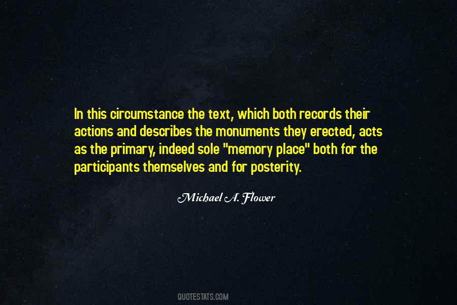 Michael A. Flower Quotes #629735