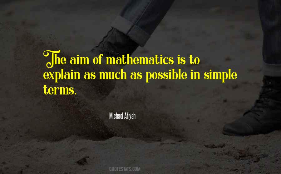 Michael Atiyah Quotes #903406