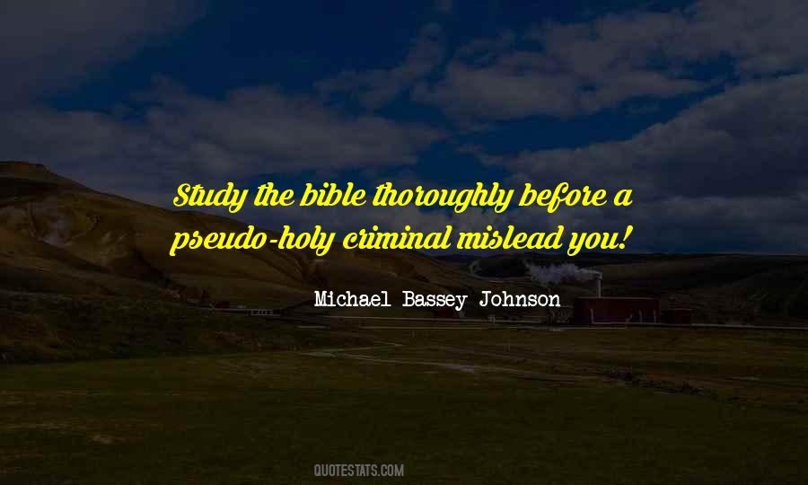 Michael Bassey Johnson Quotes #13465