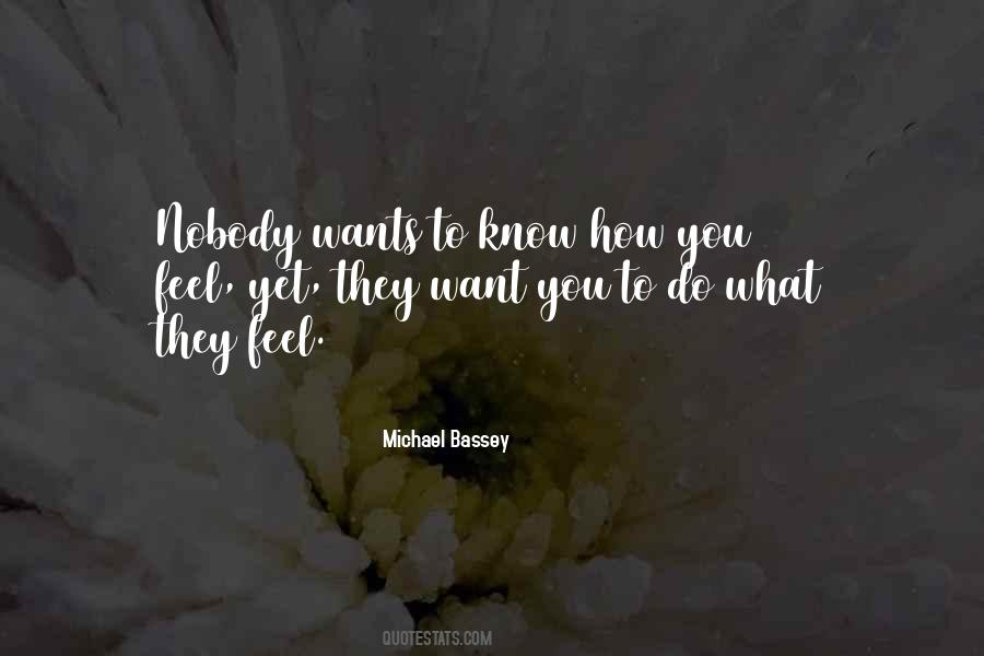 Michael Bassey Quotes #61411