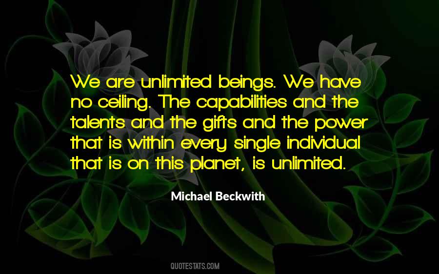 Michael Beckwith Quotes #1686740