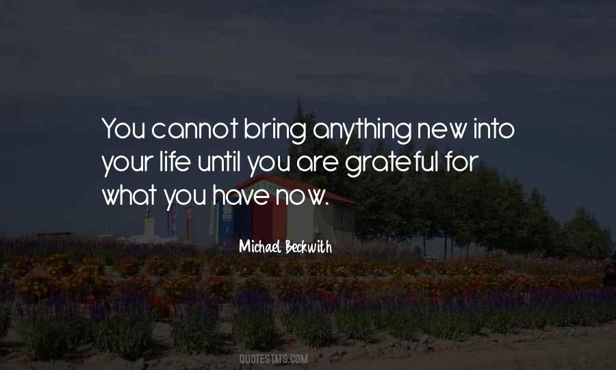 Michael Beckwith Quotes #210967