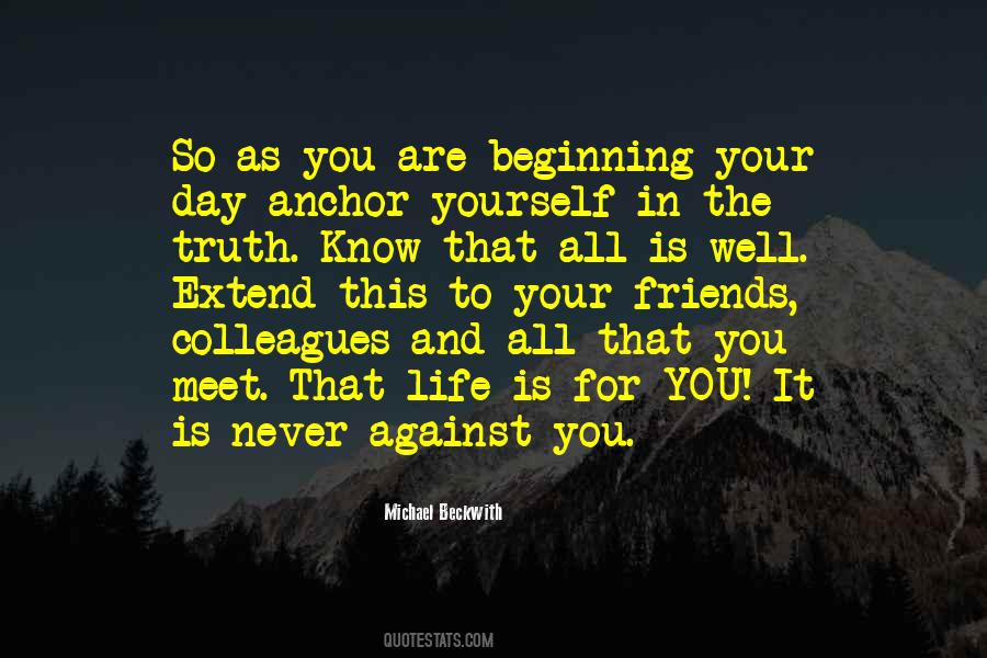 Michael Beckwith Quotes #226892