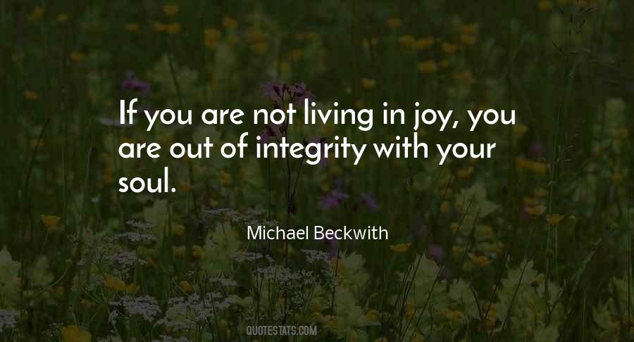 Michael Beckwith Quotes #522477