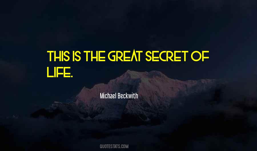 Michael Beckwith Quotes #588254