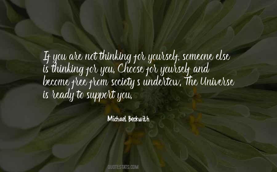 Michael Beckwith Quotes #639285