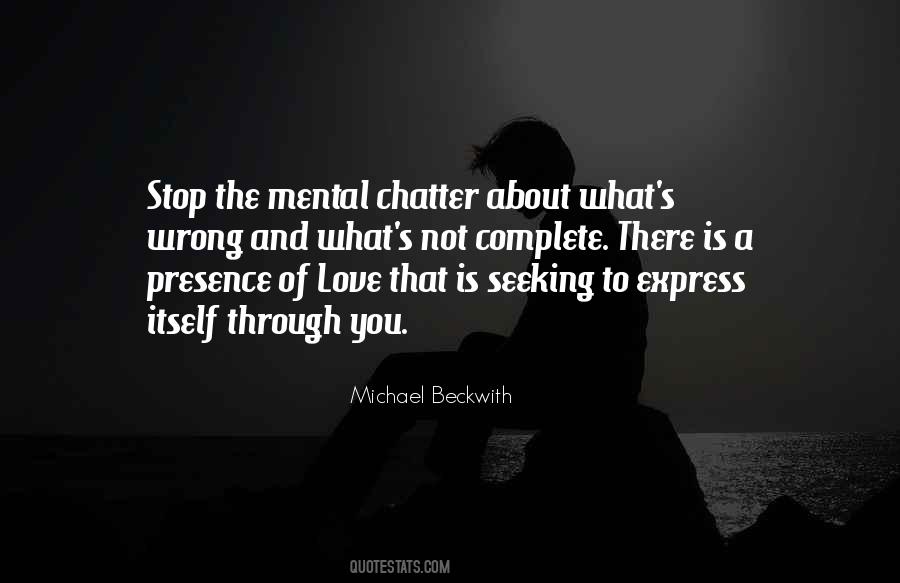 Michael Beckwith Quotes #680937