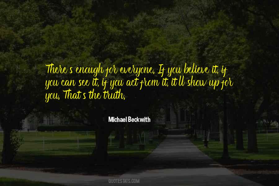 Michael Beckwith Quotes #821370