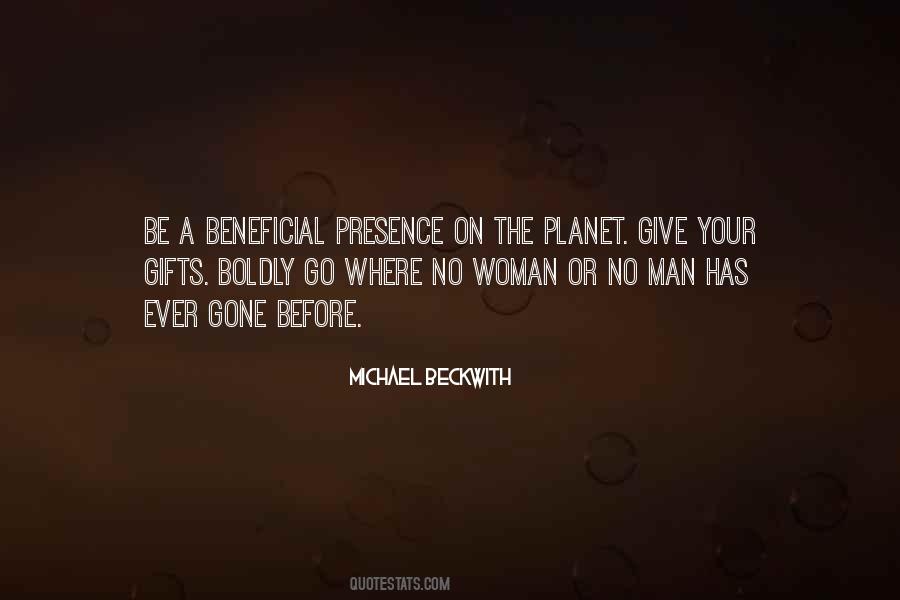 Michael Beckwith Quotes #957405