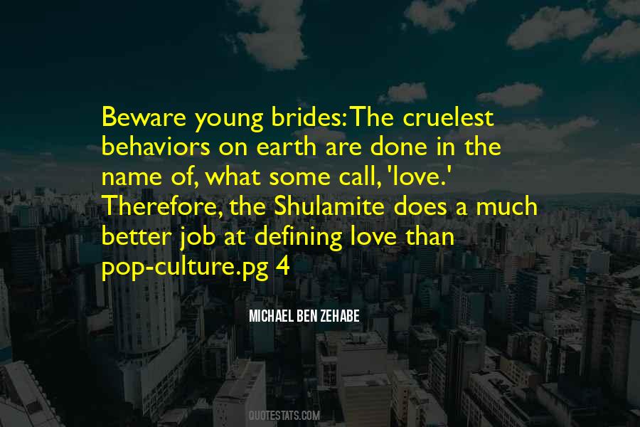 Michael Ben Zehabe Quotes #1616627