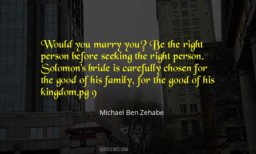 Michael Ben Zehabe Quotes #226713