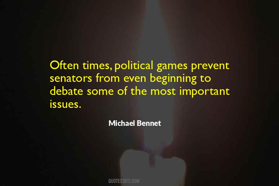 Michael Bennet Quotes #1153636