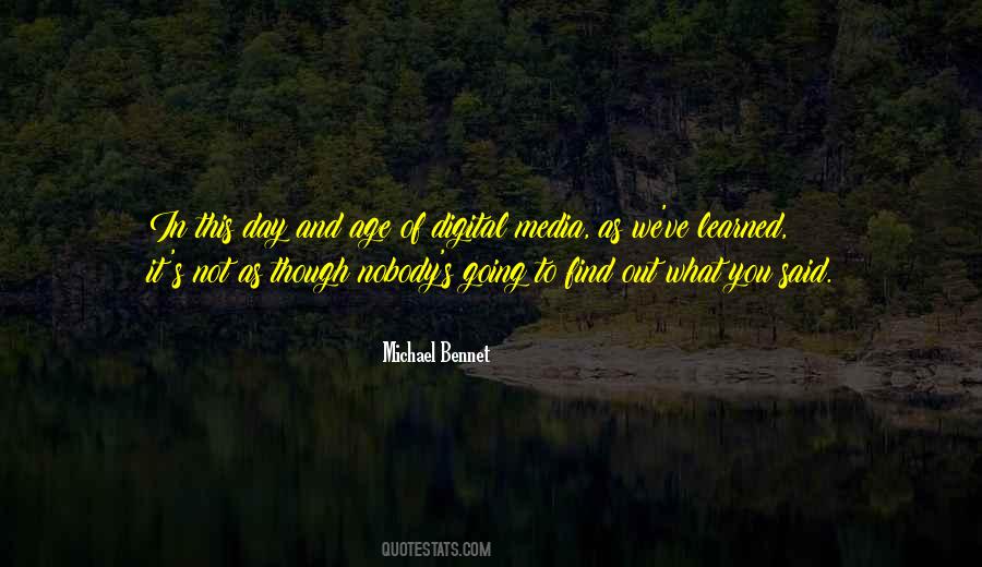 Michael Bennet Quotes #130316