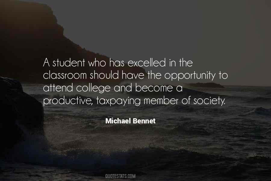 Michael Bennet Quotes #699123