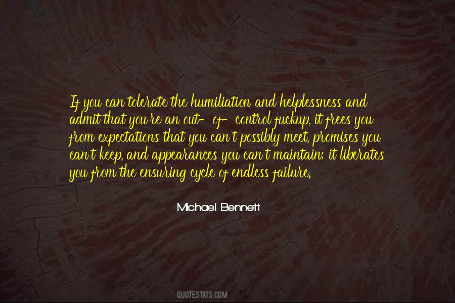 Michael Bennett Quotes #854327