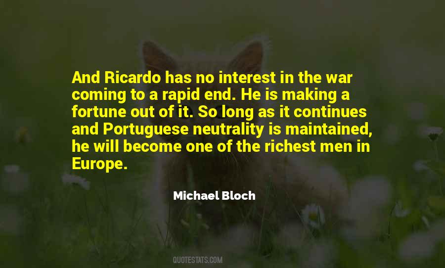 Michael Bloch Quotes #1398437