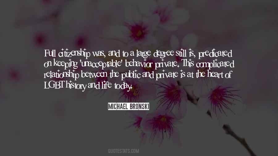 Michael Bronski Quotes #890286