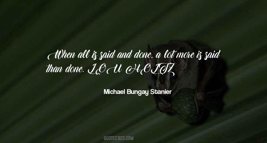 Michael Bungay Stanier Quotes #738521