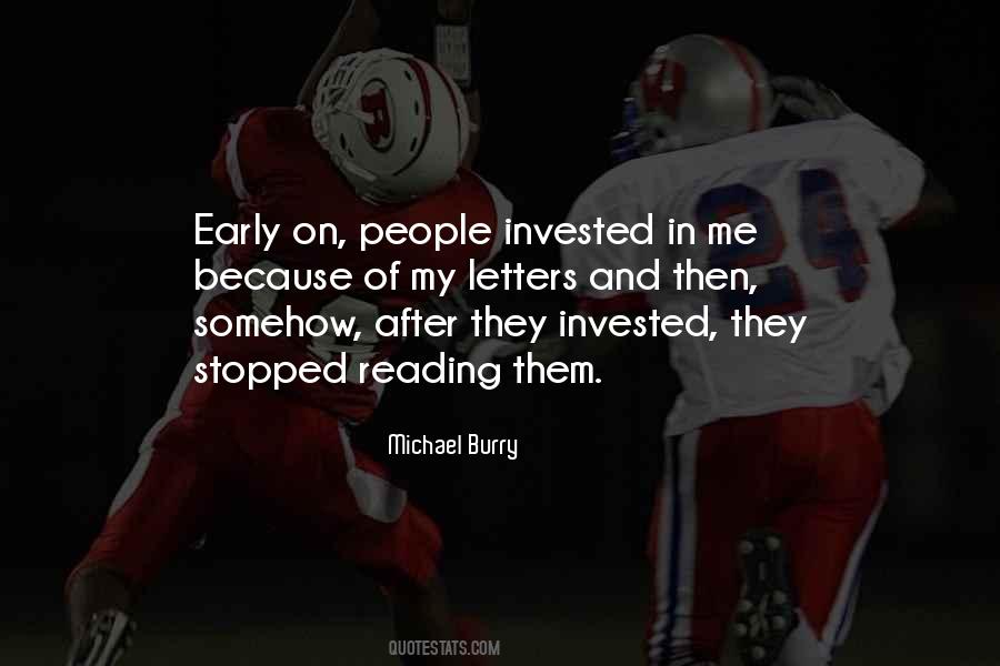 Michael Burry Quotes #257024